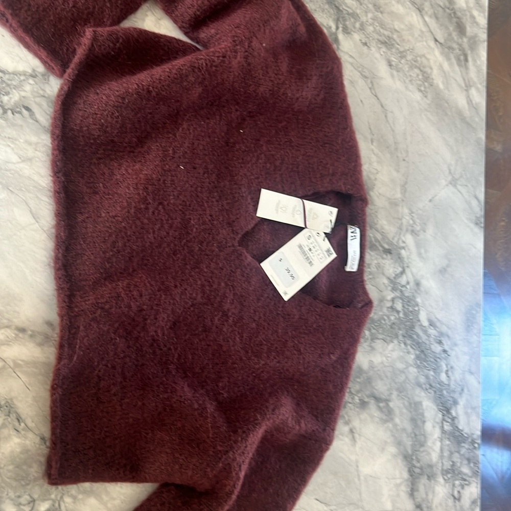 Zara cropped sweater